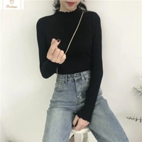 Womens High Elastic Turtleneck Sweater