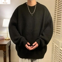 Round Collar Knit Sweater for Couples