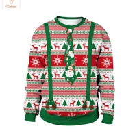 Christmas 2024 Round Neck Pullover Sweater