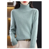 Autumn Winter Cashmere Turtleneck Sweater