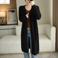 Womens Cashmere V-Neck Knit Cardigan