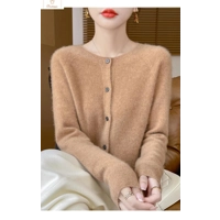Merino Wool Long Sleeve Cardigan for Women