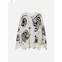 Vintage Ripped Oversized Knit Sweater