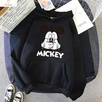 Minnie Mouse Crop Top Hoodie Sweatshirt