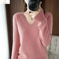 Cardeegan Womens V-Neck Cashmere Sweater