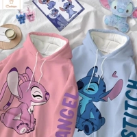 Stitch Angel Monster Hoodie Pullover