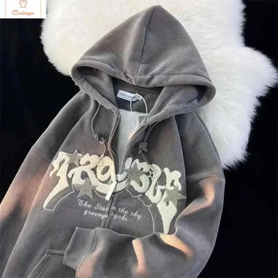 Cardeegan Vintage Zip Up Hoodie Cardeegan Vintage Zip Up Hoodie