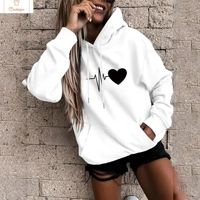 Womens Fashion Hooded Pullover Sweatshirt