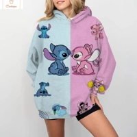 Disney Stitch Oversize Hoodie Sweatshirt