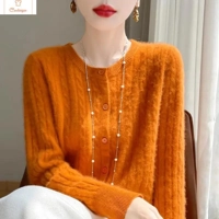 Womens Long Sleeve Knitted Cardigan Sweater