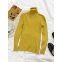 Womens Autumn Winter Knitted Turtleneck Sweater