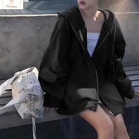 Cardeegan Womens Oversize Zip-Up Hoodie