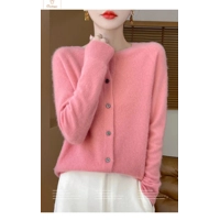 Merino Wool Long Sleeve Cardigan for Women