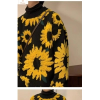 Sunflower Flock Hip Hop Trendy Couple Sweater