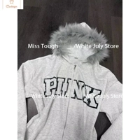 Vintage Grunge Zipper Hoodie Coat