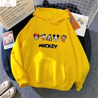 Minnie Mouse Crop Top Hoodie Sweatshirt