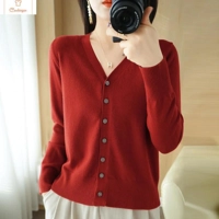 Early Autumn Cashmere V-Neck Cardigan