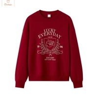 Embroidered Loose Fit Womens Spring Hoodie