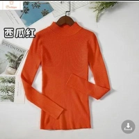 Autumn Ribbed Mock Neck Pullover