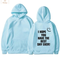 Happy Face Casual Oversize Hoodie for Women