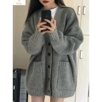 Cardeegan Womens Long Sleeve V-Neck Cardigan Sweater