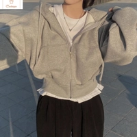 Y2K Zip Up Hoodie Womens Oversized