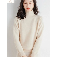 Womens Cashmere Turtleneck Sweater Jumper