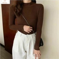 Womens Long Sleeve Turtleneck Knit Sweater