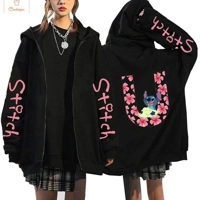 Kawaii Disney Lilo & Stitch Zip Hoodie