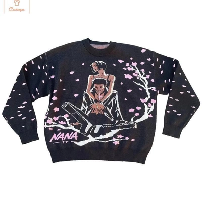 Hip Hop Abstract Anime Pattern Sweater