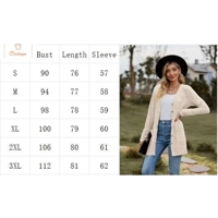 V-Neck Solid Color Cardigan Coat