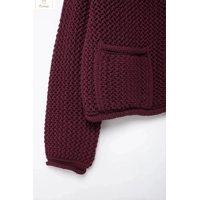 Casual Long Sleeve Knitted Cardigan for Women