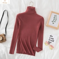 Soft Knit Cashmere Turtleneck Sweater Top