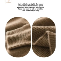 Womens Merino Wool Half Polo Sweater