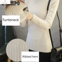 Warm Cable Knit Turtleneck Sweater