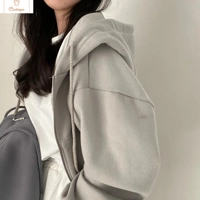 Y2K Zip Up Hoodie Womens Oversized