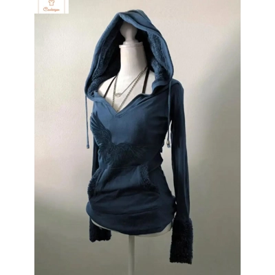 Y2K Retro Hip-Hop Slim Fit Hoodie