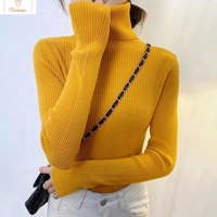 Womens Long Sleeve Turtleneck Knit Sweater