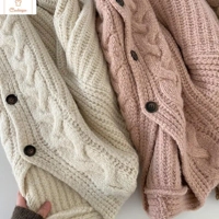 Autumn Winter Soft Wool V-neck Cardigan