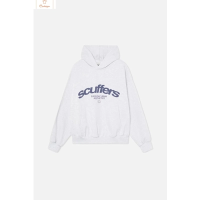 Oversized Y2K Letter Print Hoodie