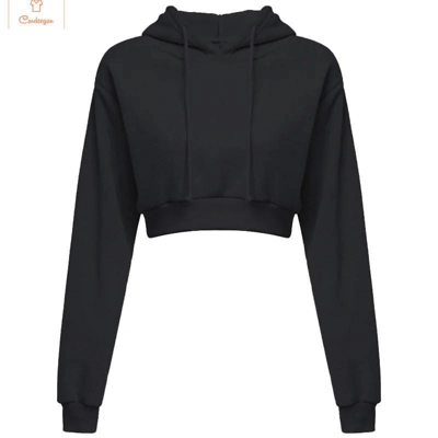 Cardeegan Womens Crop Top Hoodie