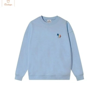 Cozy Oversized Embroidered Cotton Hoodie Sweatshirt