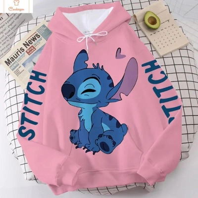 Stitch Angel Monster Hoodie Pullover Stitch Angel Monster Hoodie Pullover