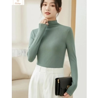 Half Turtleneck Modal Long Sleeve Top