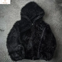Y2k Harajuku Fur Collar Hoodie