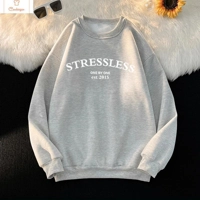 Plus Size Letter Print Hoodie