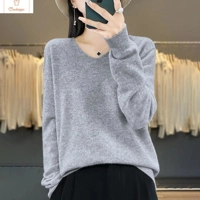 Womens V-neck Long Sleeve Fashion Sweater