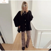 Womens Loose Fit Casual Cardigan Sweater