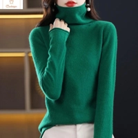 Merino Wool Turtleneck Sweater for Women