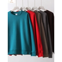 Cozy Oversized Cotton Womens Casual Sweatshirt